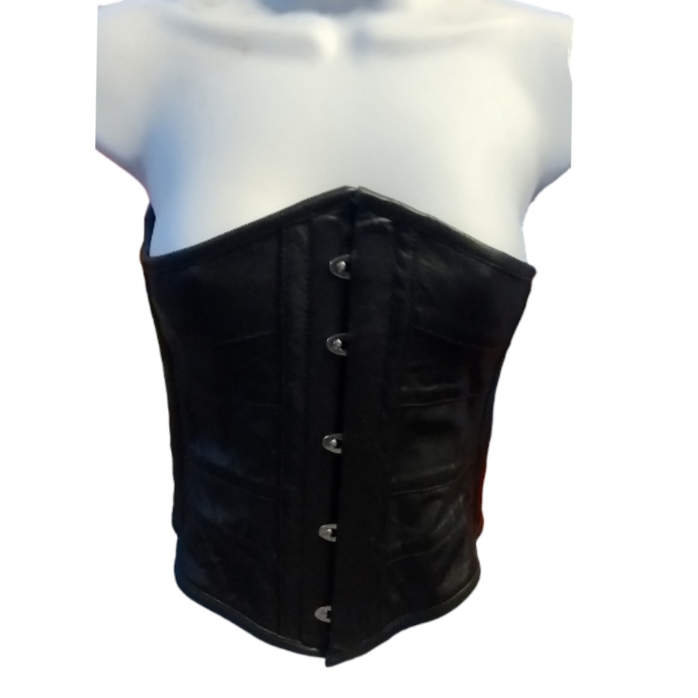 Women's Laceup  Boned Brocade Waist Training Underbust Corset